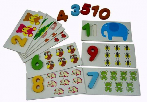 Arithmetic digital cards (numbers)