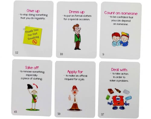 Phrasal Verbs in Conversation Fun Cards