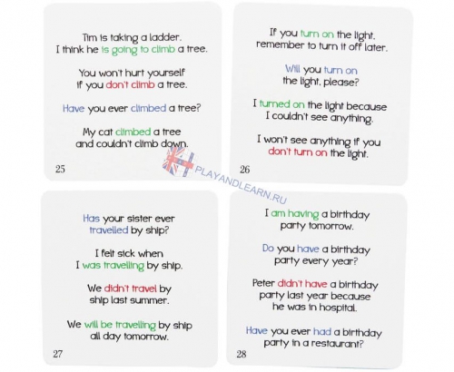 Mixed Tenses Cards (level A2-B1)