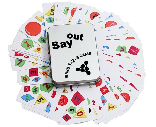 Say Out Bingo 1-2-3 Game