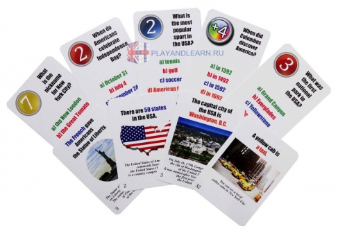 The USA Quiz Fun Cards