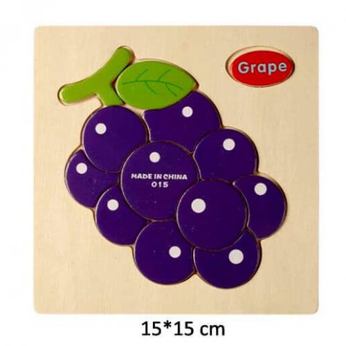 Wooden Pattern (grapes)