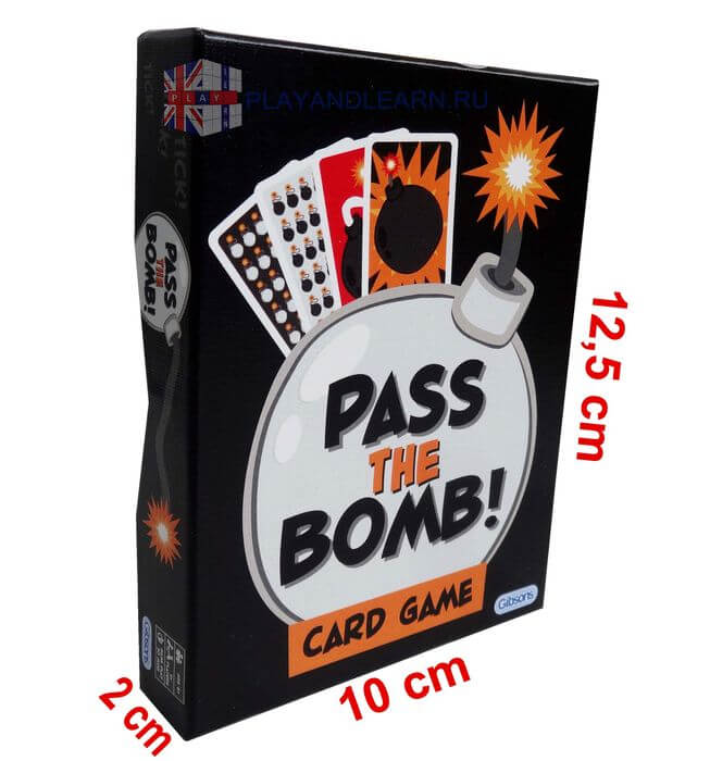 Настольная игра на английском языке Pass the Bomb Card ...