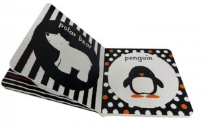 Baby's Very First Black and White Book. Animals книга на английском для детей