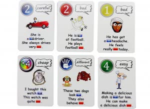 Adverbs vs Adjectives Fun Cards