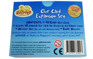 Clue Card Expansion Set