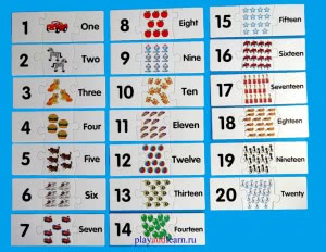 Numbers 1-20 (puzzles)