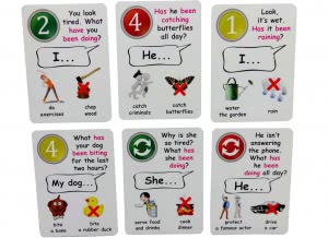 Present Perfect Continuous Fun Cards