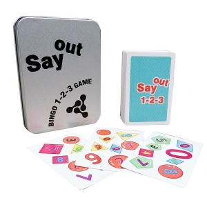 Say Out Bingo 1-2-3 Game